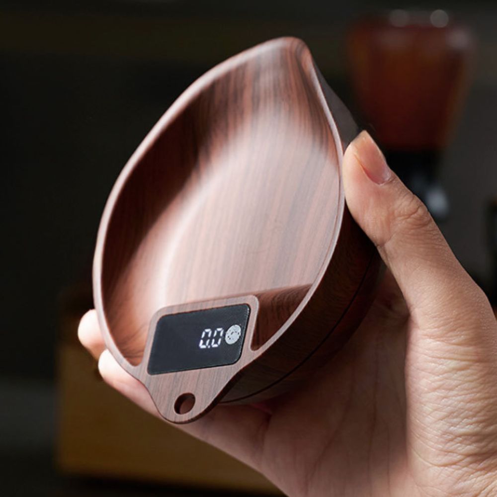Coffee Tea Bean Leaf - Balança de Temperos com Display Digital