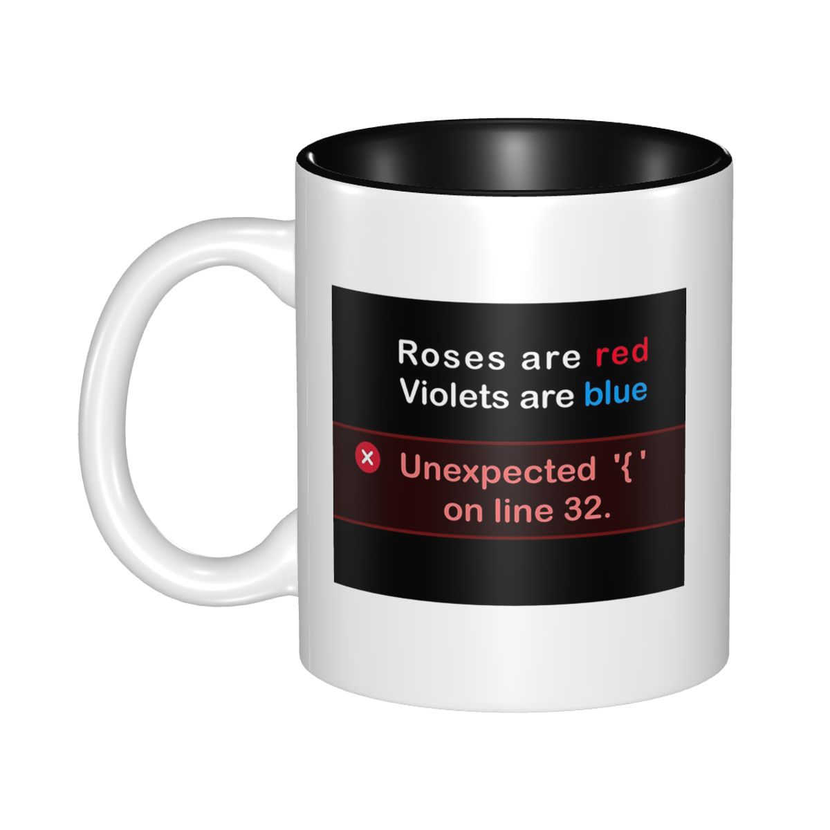 Coffee Tea Jokes - Caneca Engraçada de Cerâmica com Piada