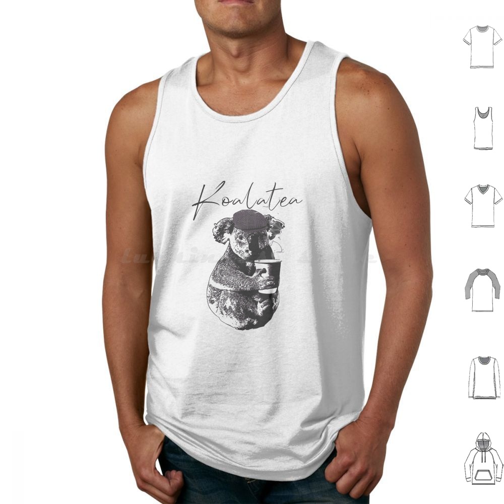 Coffee Tea Jokes - Camisetas Regata Koalatea Sem Mangas com