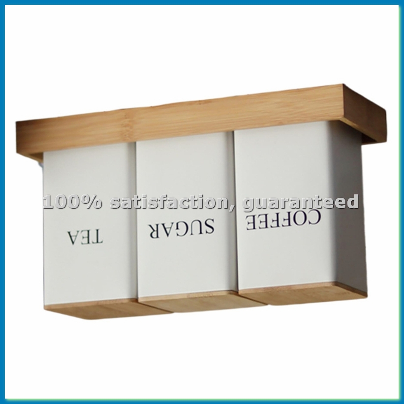 Coffee Tea Sugar Container Set - Conjunto de 3 Peças: Potes de