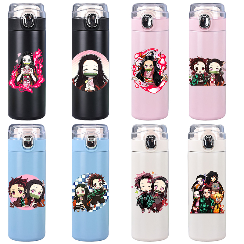 Coffee Tea Warmer - Anime demon slayer impresso 400ml copo