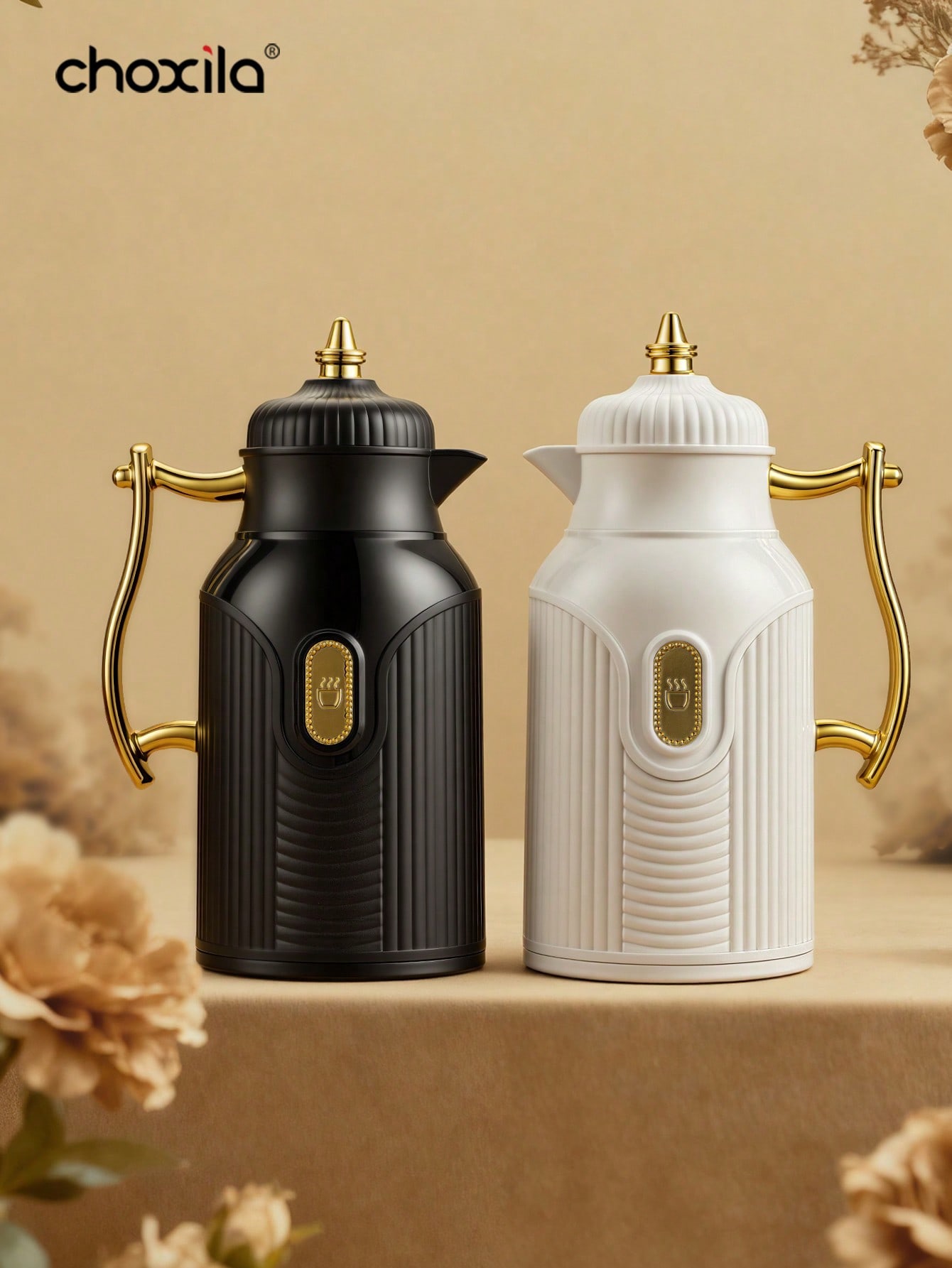 Coffee Tea Warmer - Chaleira térmica de grande capacidade, estilo