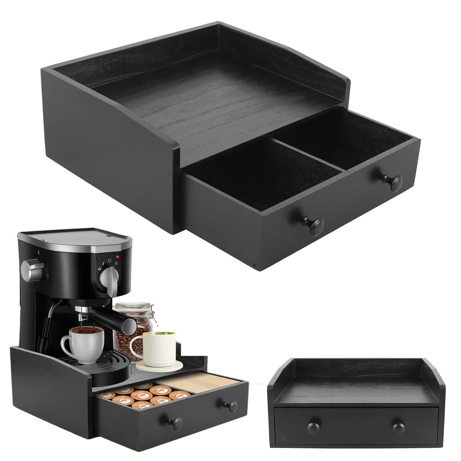 Coffee Tea Drawer Organizer - Gaveta de Base para Máquina de