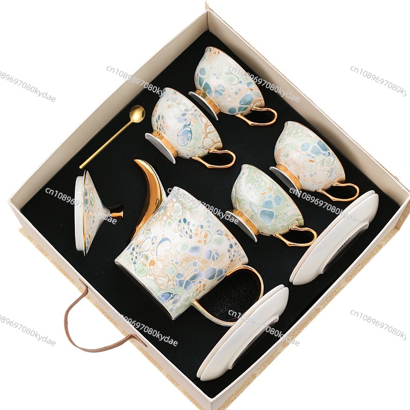 Coffee Tea Gift - Xícara de café, chaleira de cerâmica,