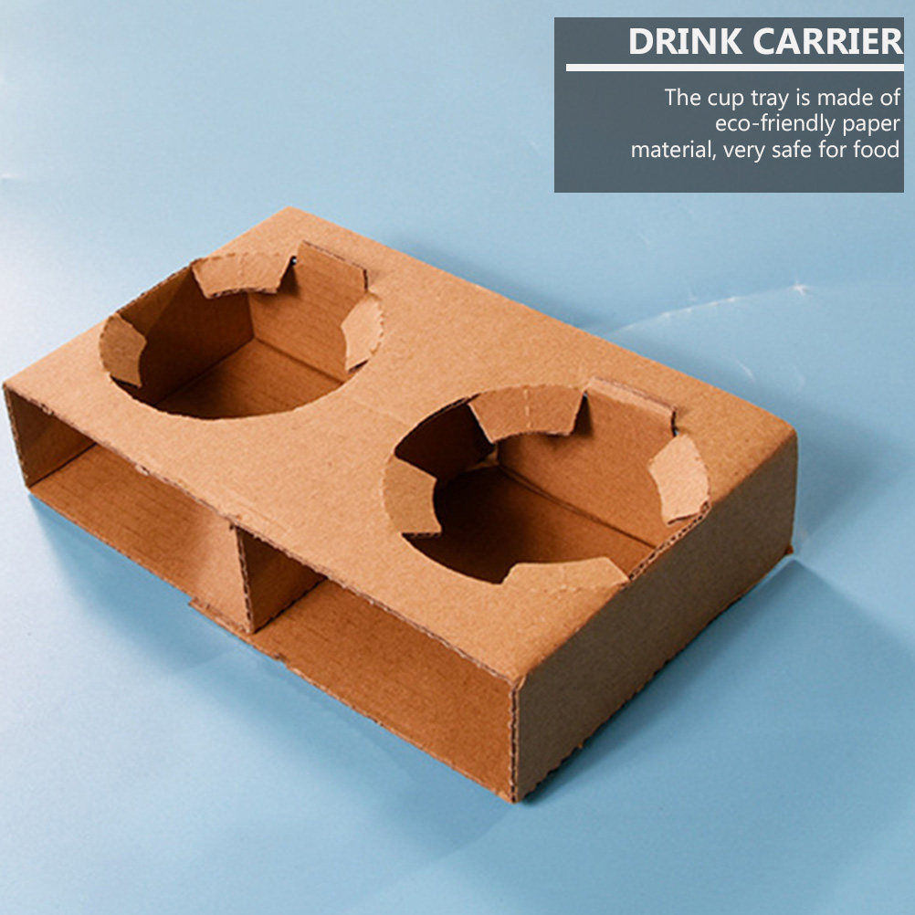 Coffee Tea Paper Cups - 10 Peças de Bandejas de Papel