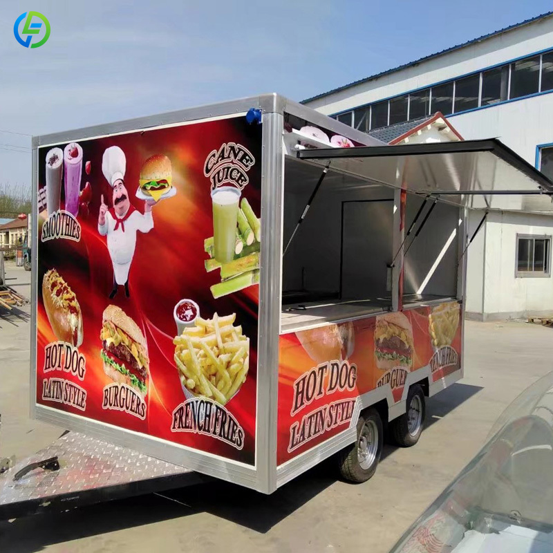 Juice Tea Coffee - Trailer de Comida Móvel Personalizado, Totalmente