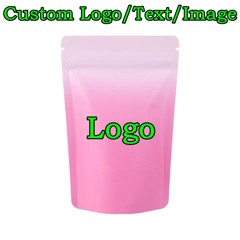 Coffee Tea Logo - 100 Sacos Ziplock de Alumínio Stand-up