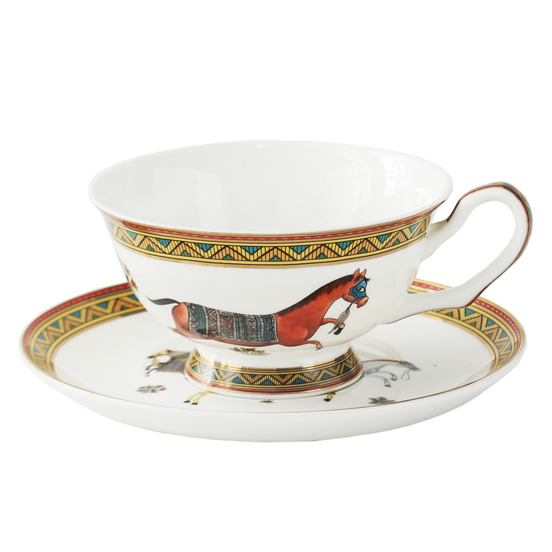 Coffee Tea Gift - Conjunto de Xícara e Prato de