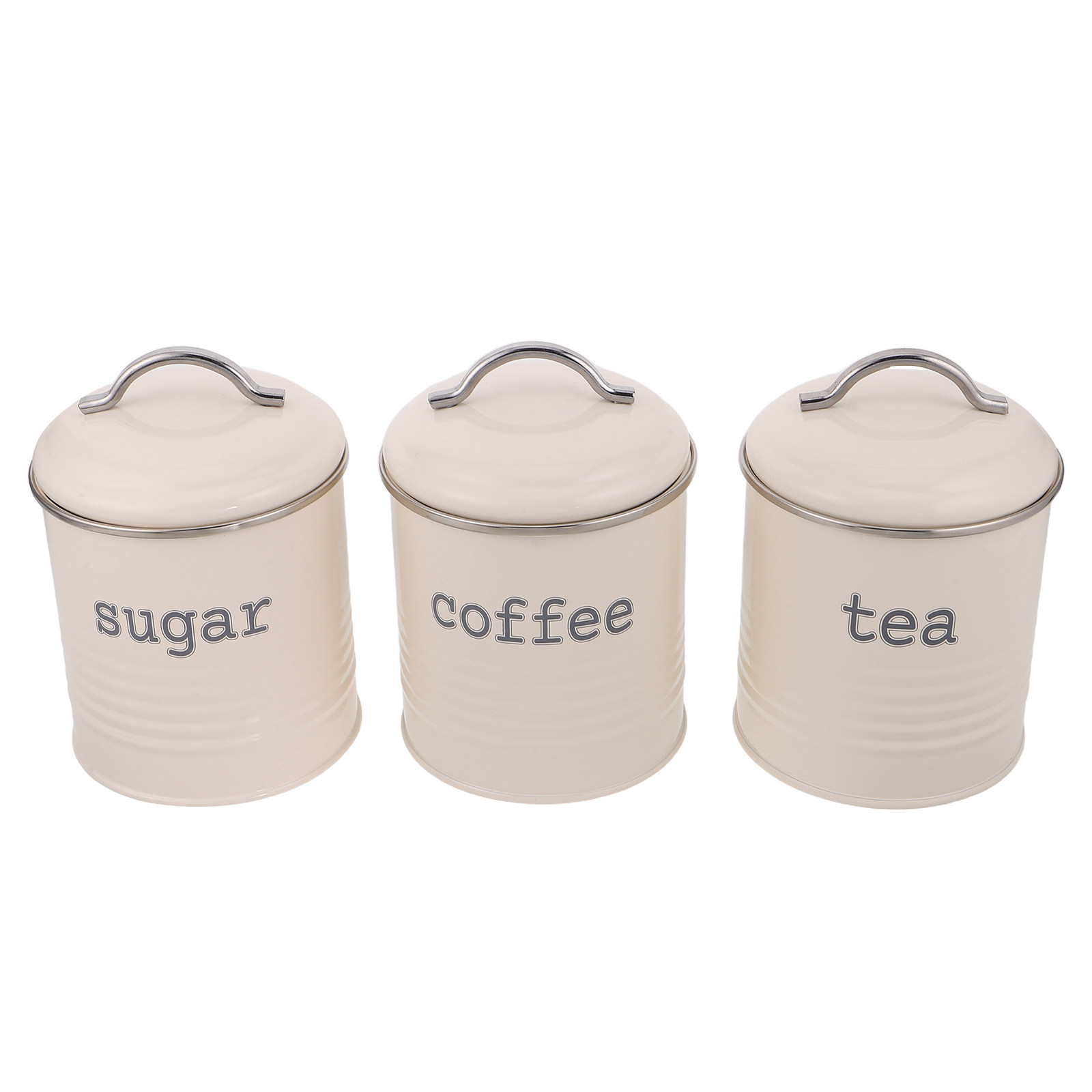 Coffee Tea Sugar Container Set - Conjunto de 3 Recipientes Herméticos para