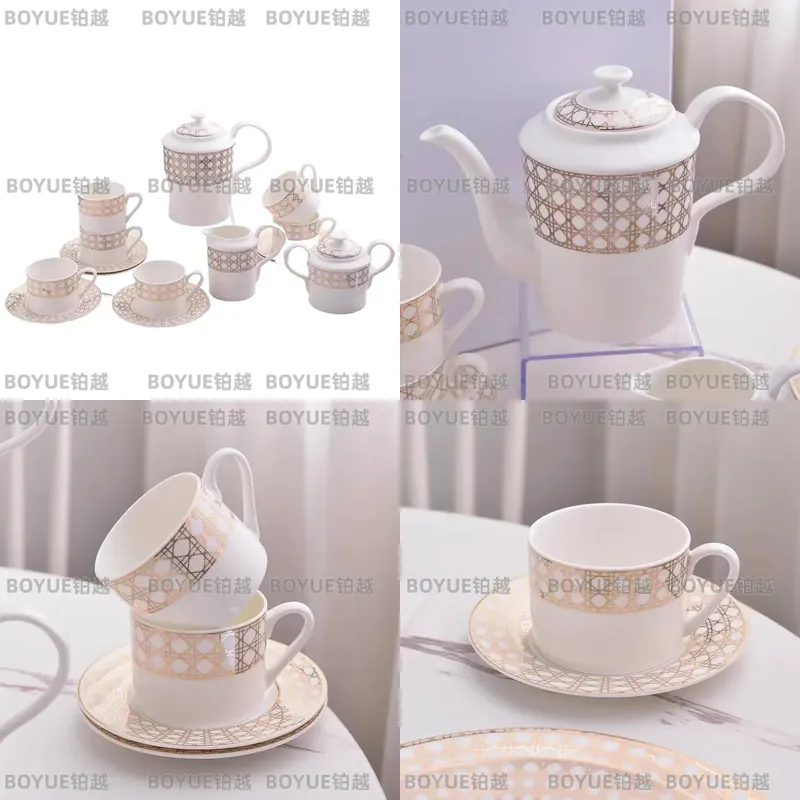 Coffee Tea Gift - Conjunto de Xícaras de Café em