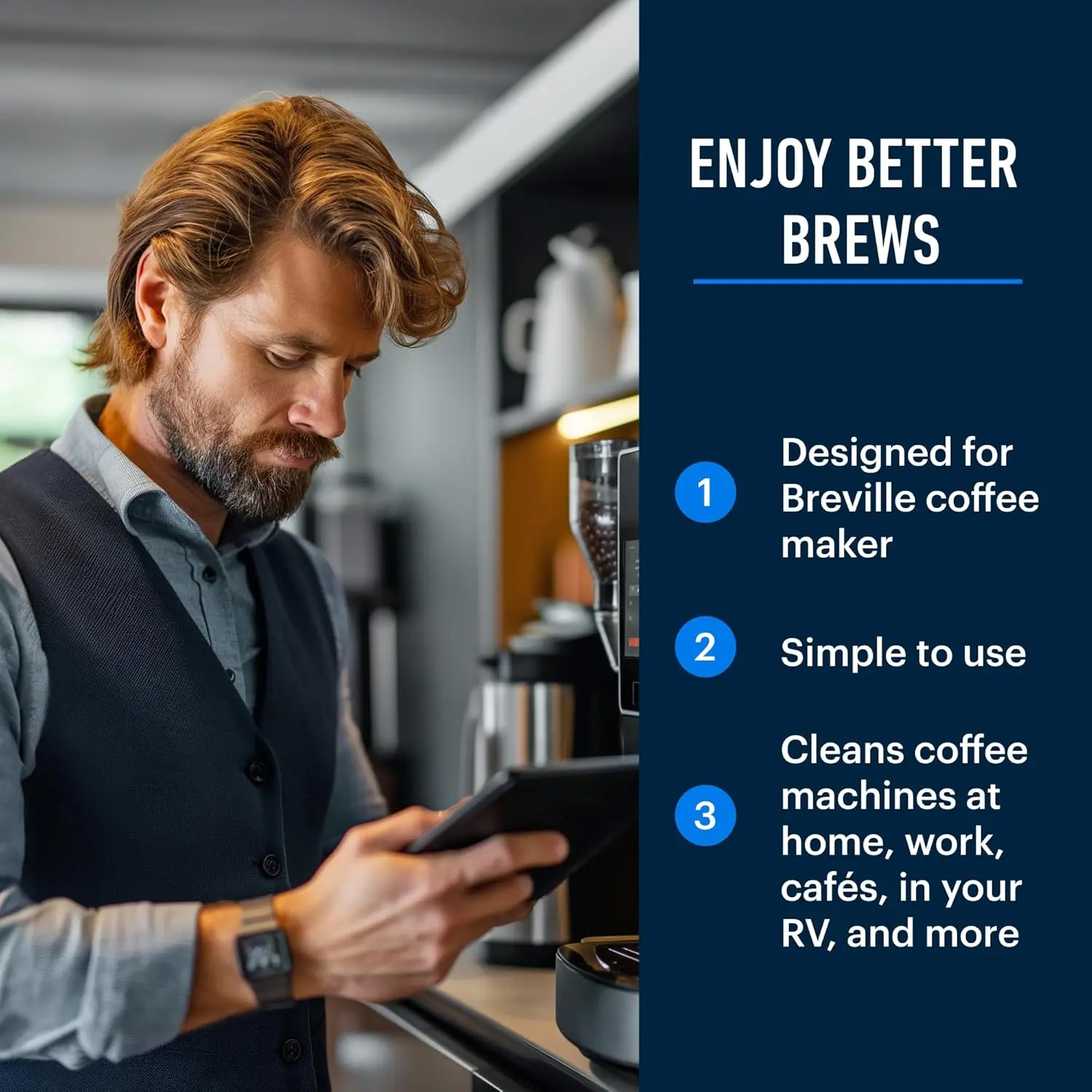 50/10 peças comprimidos de lim - Breville Espresso Barista Touch avaliação e preço