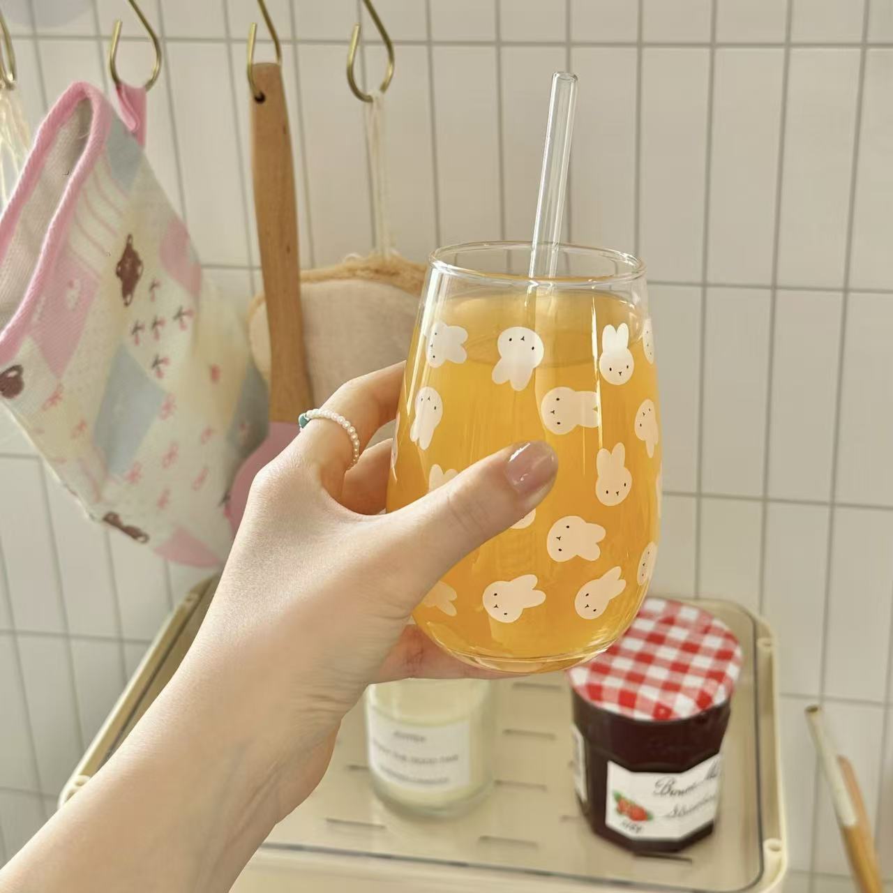 Copo de Vidro com Estampa do C - Coffee Tea Gift avaliação e preço