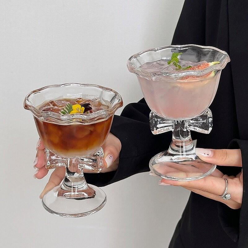 Novo Copo de Vidro com Laço Fo - Coffee Tea Gift avaliação e preço