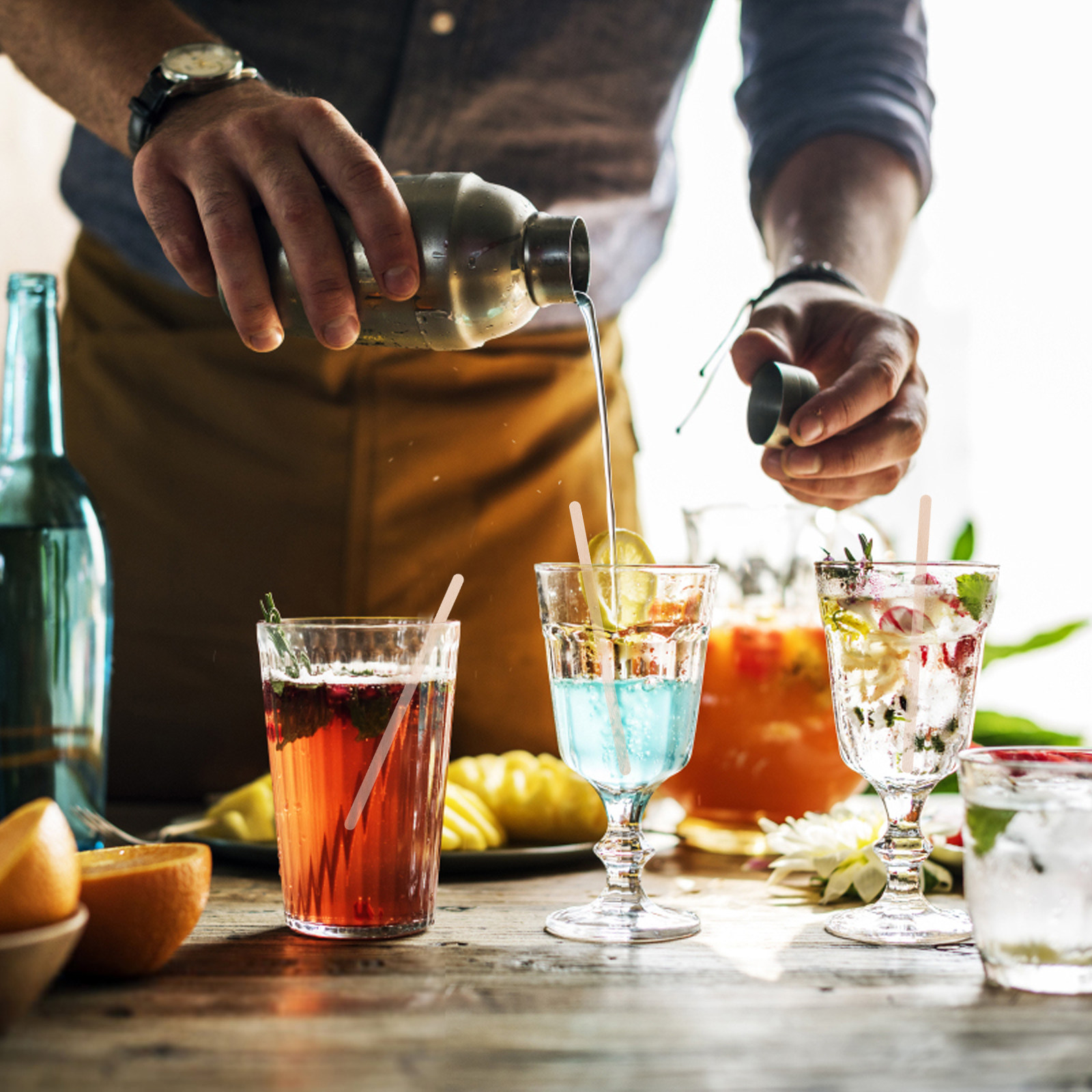 100 Unidades de Palitos de Mad - Juice Tea Coffee avaliação e preço