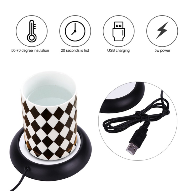 Aquecedor de Copos USB com Tex - Coffee Tea Warmer avaliação e preço