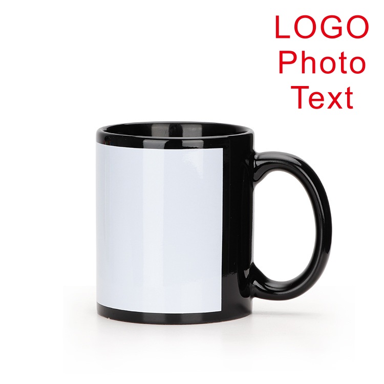 Copo preto diy logotipo cerâmi - Coffee Tea Logo avaliação e preço