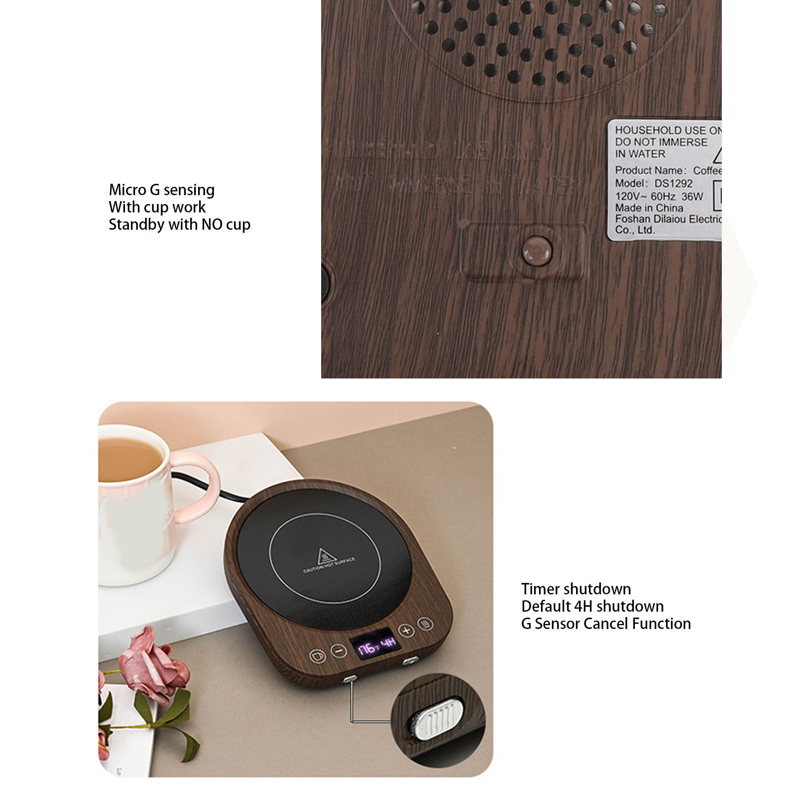 Aquecedor de canecas 36W Aquec - Coffee Tea Warmer avaliação e preço