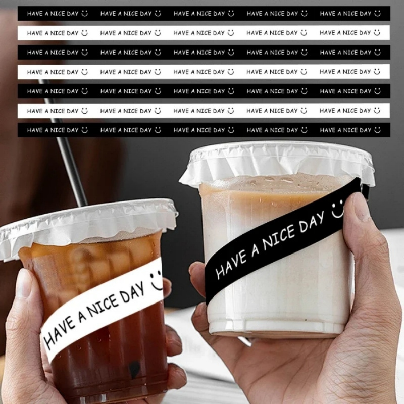 100 Adesivos Decorativos de Se - Coffee Tea Paper Cups avaliação e preço