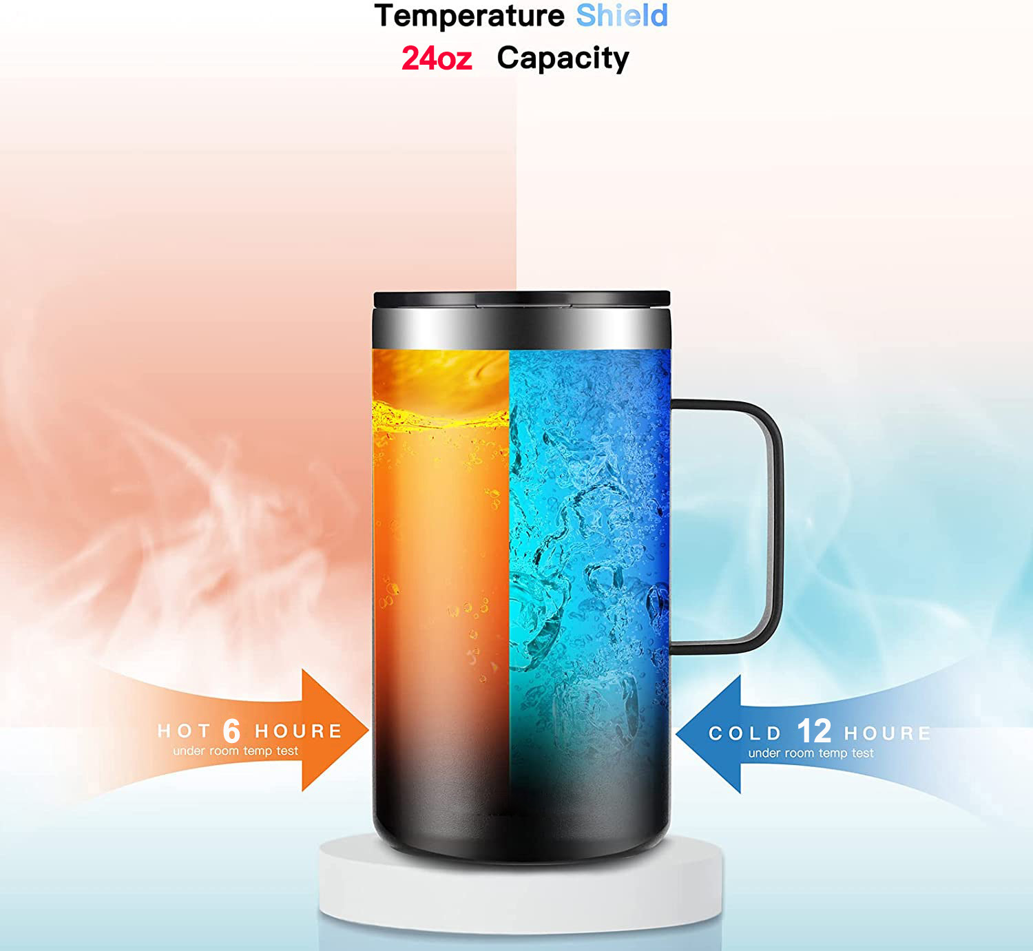 680ml de aço inoxidável xícara - Coffee Tea Warmer avaliação e preço
