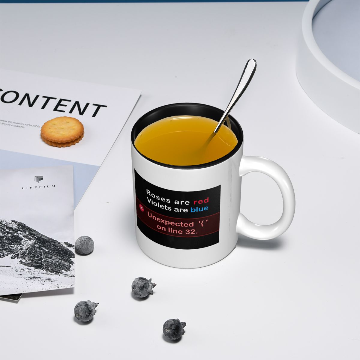 Caneca Engraçada de Cerâmica c - Coffee Tea Jokes avaliação e preço