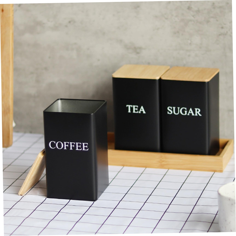 Conjunto de 3 Peças: Potes de  - Coffee Tea Sugar Container Set avaliação e preço