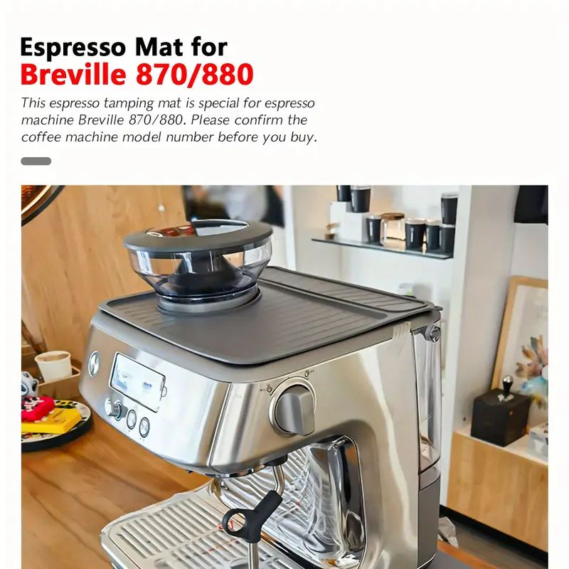 Tapete de café de silicone par - Breville Espresso Bes870 avaliação e preço