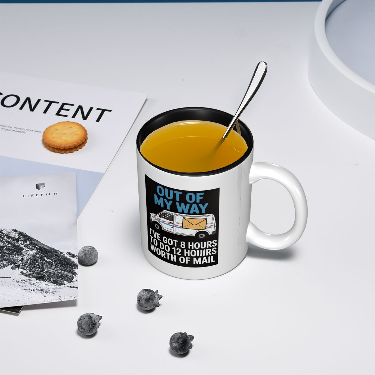Caneca de Cerâmica para Entreg - Coffee Tea Jokes avaliação e preço