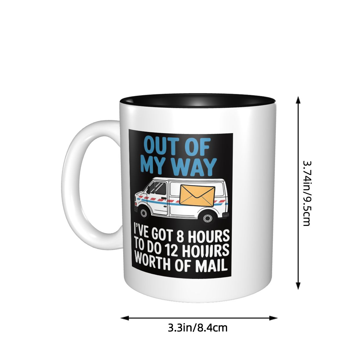 Caneca de Cerâmica para Entreg - Coffee Tea Jokes avaliação e preço