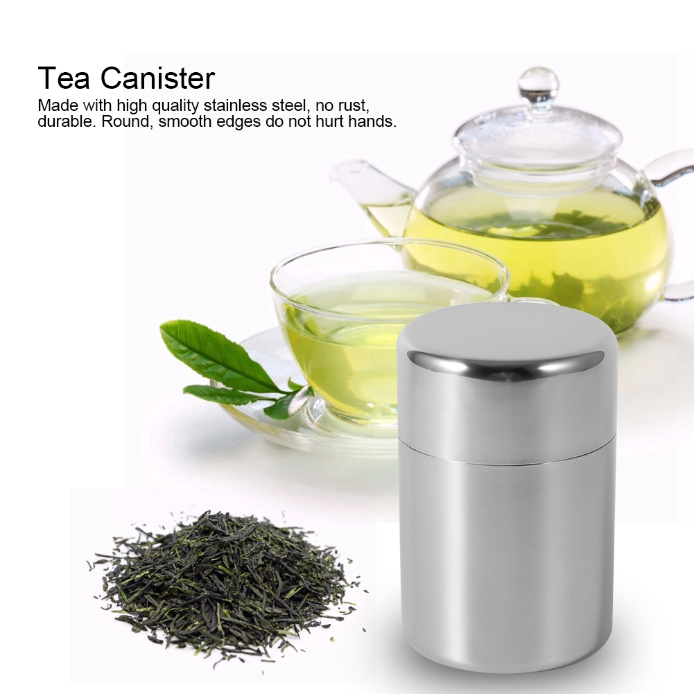 Vasilha De Folha De Chá De Aço - Coffee Tea Sugar Container Set avaliação e preço