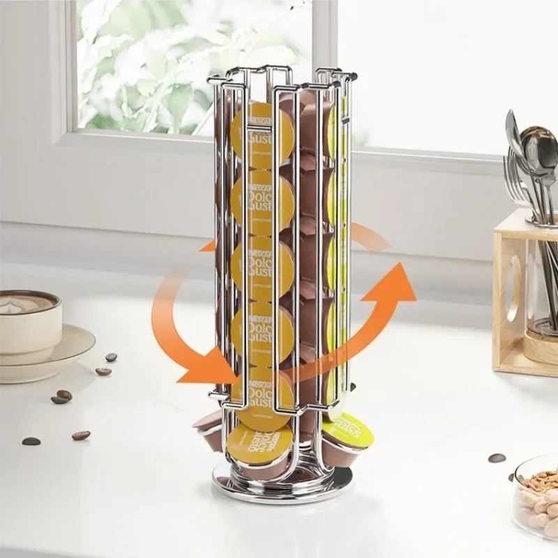 Suporte Expositor Giratório JU - Coffee Capsule Holder avaliação e preço