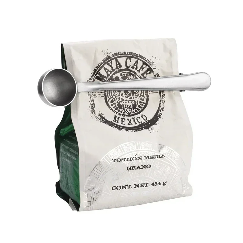 Nova Colher de Café em Aço Ino - Coffee Tea Bean Leaf avaliação e preço