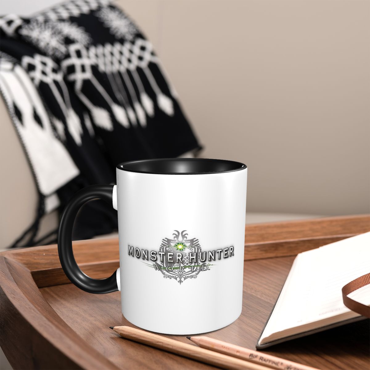 Caneca com logotipo Monster Hu - Coffee Tea Logo avaliação e preço