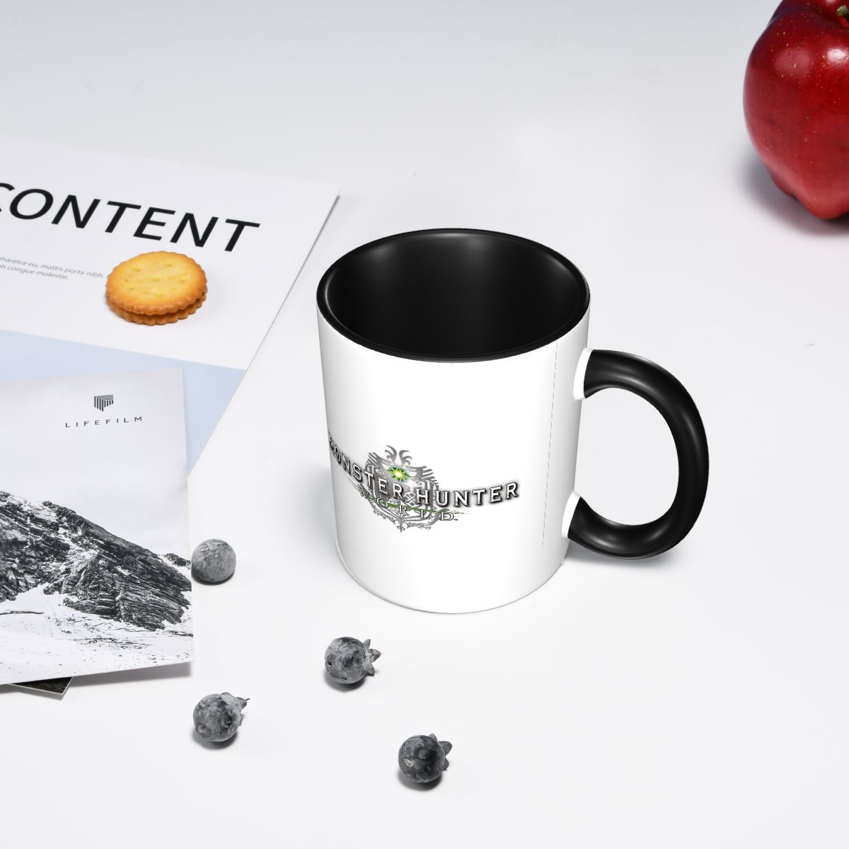 Caneca com logotipo Monster Hu - Coffee Tea Logo avaliação e preço
