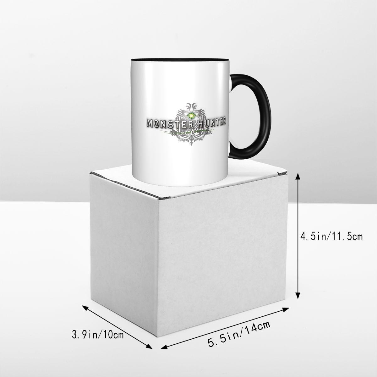 Caneca com logotipo Monster Hu - Coffee Tea Logo avaliação e preço