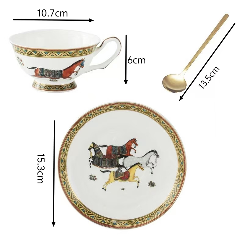 Conjunto de Xícara e Prato de  - Coffee Tea Gift avaliação e preço
