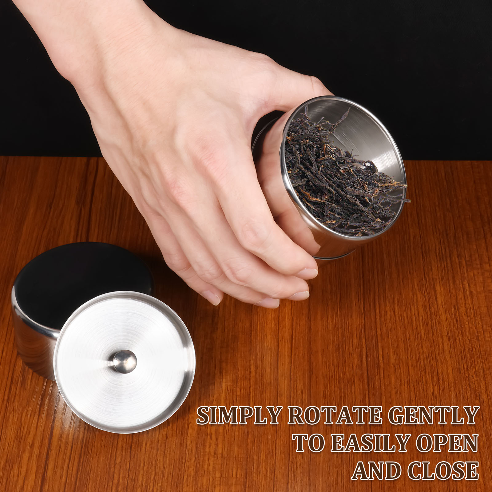 Latas de folhas de chá de aço  - Coffee Tea Bean Leaf avaliação e preço