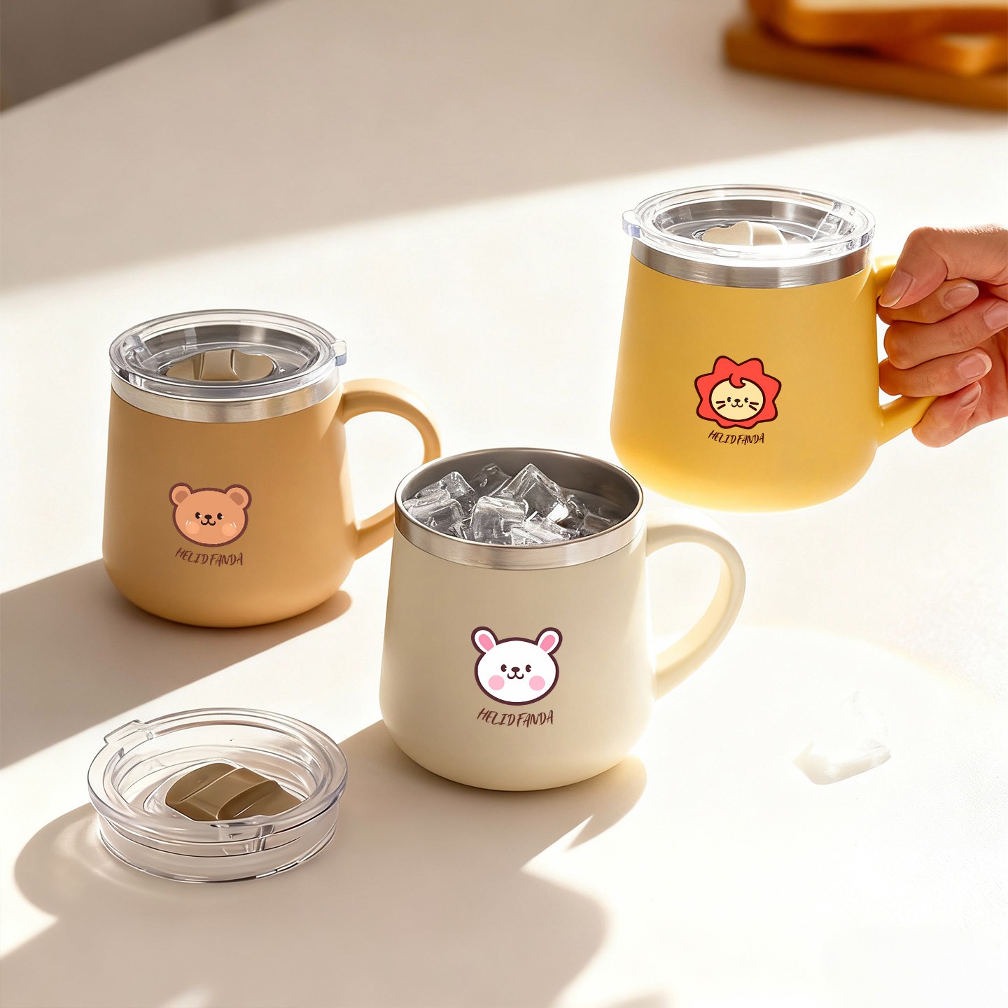 Copo de Café Cartoon de 430ML  - Coffee Tea Warmer avaliação e preço