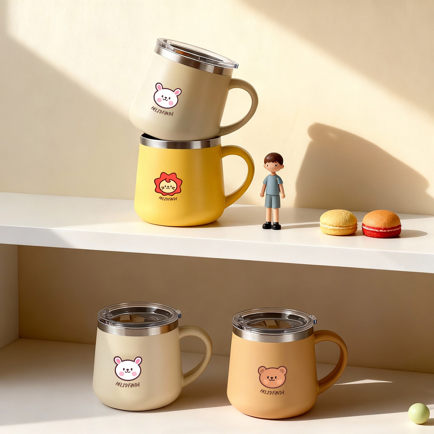 Copo de Café Cartoon de 430ML  - Coffee Tea Warmer avaliação e preço