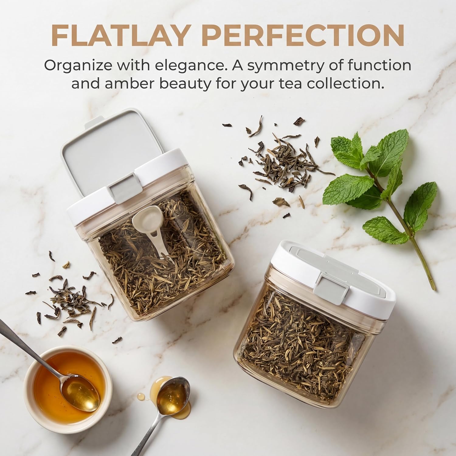 Conjunto de 2 Latas de Café co - Coffee Tea Sugar Container Set avaliação e preço