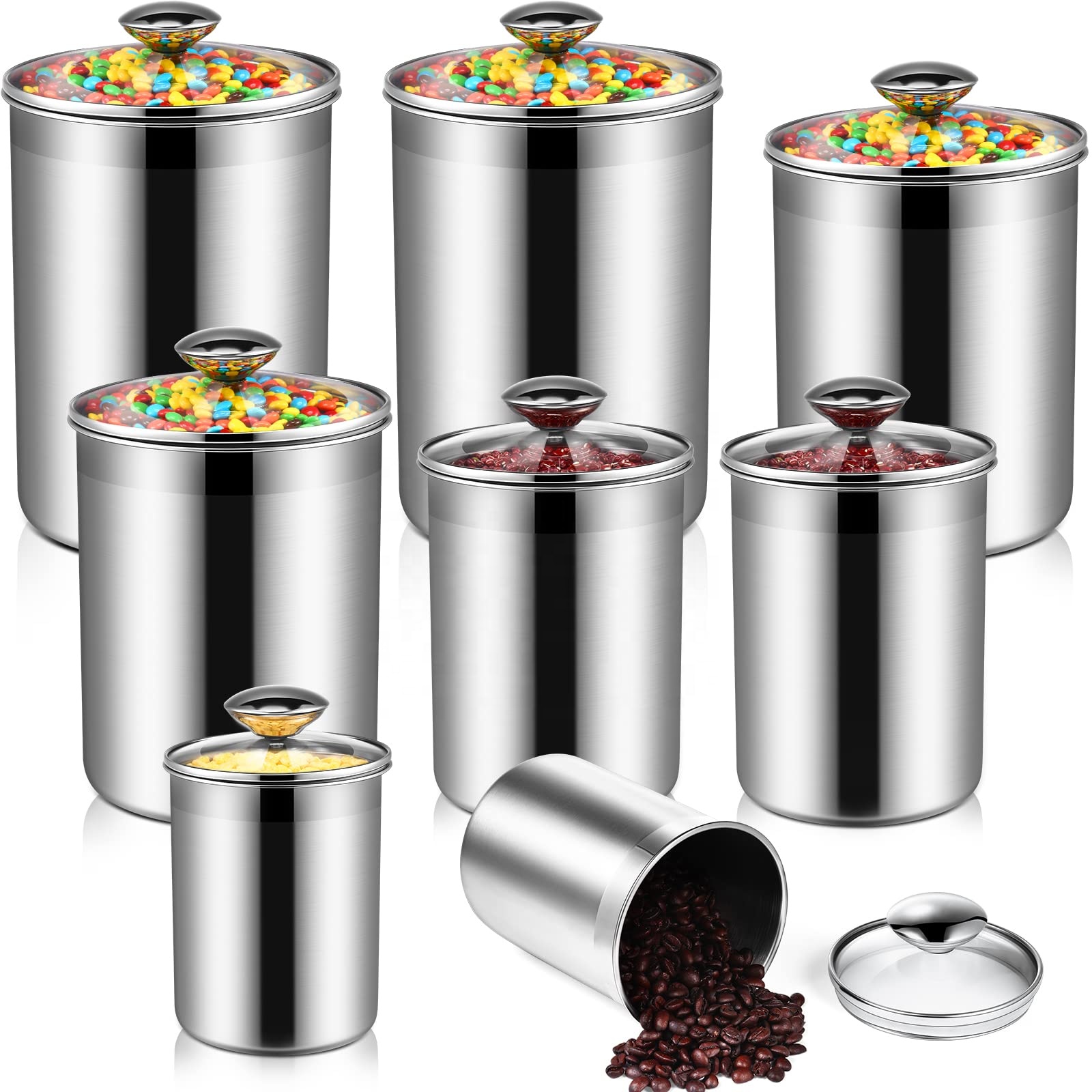 Recipientes de armazenamento d - Coffee Tea Sugar Container Set avaliação e preço