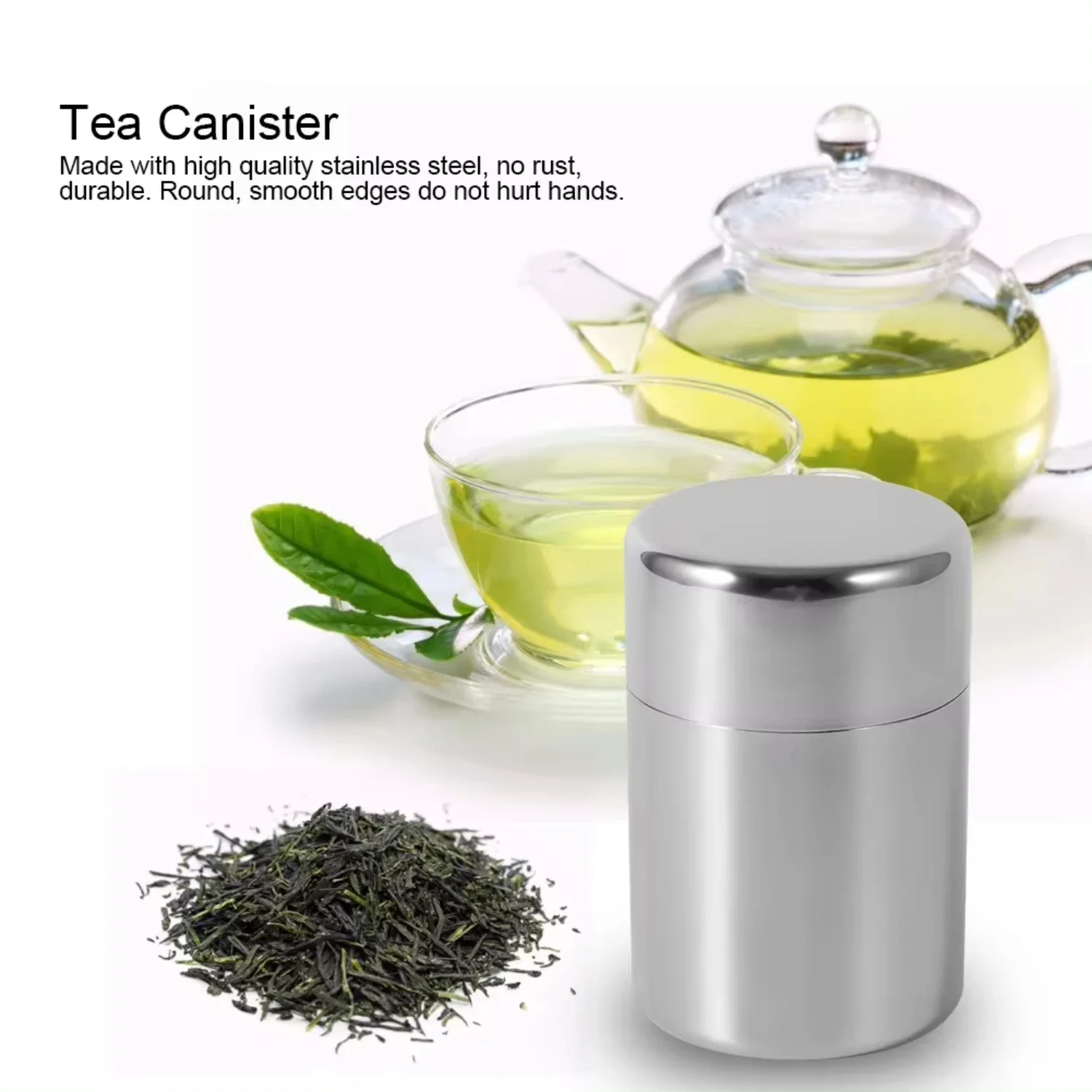 Latas de folhas de chá de aço  - Coffee Tea Sugar Container Set avaliação e preço