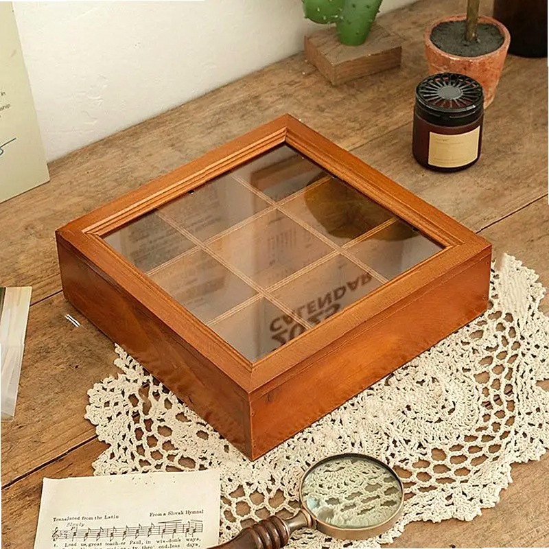 Suporte de Chá em Madeira com  - Coffee Tea Drawer Organizer avaliação e preço