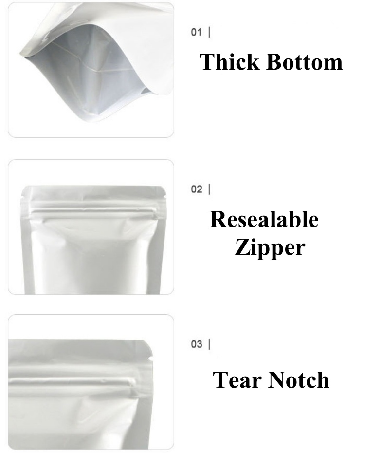 100 Sacos Ziplock de Alumínio  - Coffee Tea Logo avaliação e preço