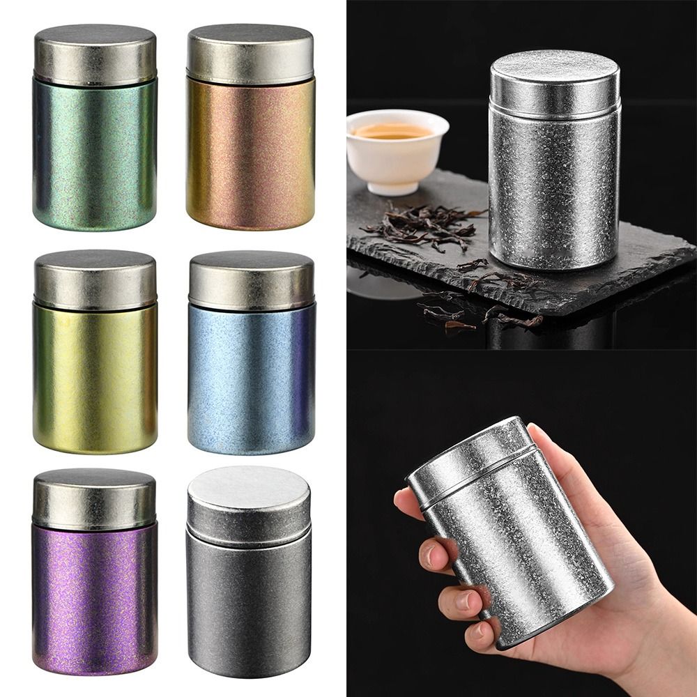 Lata de chá de titânio puro po - Coffee Tea And Sugar Canisters avaliação e preço