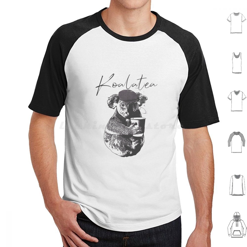 Camiseta Koalatea para Homens, - Coffee Tea Jokes avaliação e preço